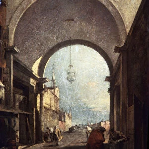 City View, 1770s. Artist: Francesco Guardi
