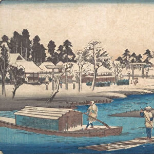 Clearing Weather after Snow at Massaki. Creator: Ando Hiroshige