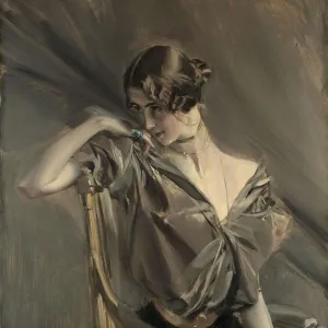 Cleo de Merode, 1901. Creator: Boldini, Giovanni (1842-1931)