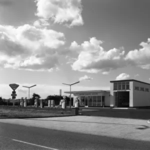 Cleveland Petrol Station, Marr, South Yorkshire, 1963. Artist: Michael Walters