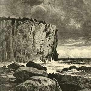 Cliff near Beaver Bay, 1872. Creator: William Hart