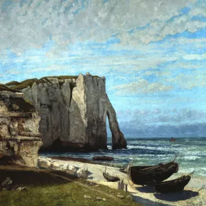 The Cliffs of Etretat after a Thunderstorm, 1870. Artist: Gustave Courbet