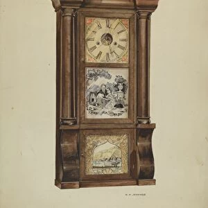 Clock, c. 1936. Creator: Walter W. Jennings