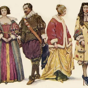 Clothing during the Reigns of Charles I and II, and James II, (1640-1686), 1903, (1937)