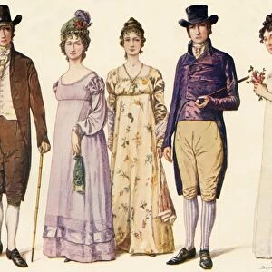 Clothing during The Republic Under Washington and Adams, 1790-1800, 1903, (1937)