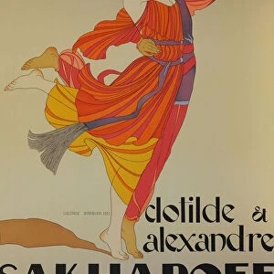 Clotilde et Alexandre Sakharoff, 1921. Creator: Barbier, George (1882-1932)