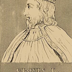 Clovis I, (466-511), 1830. Creator: Unknown