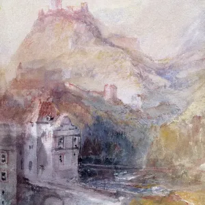 Cochem on the Mosel, 1839. Creator: JMW Turner