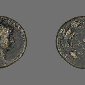 Coin Portraying Emperor Hadrian, 117-138. Creator: Unknown