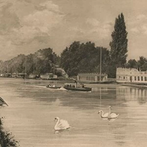 The College Barges at Oxford, 1902