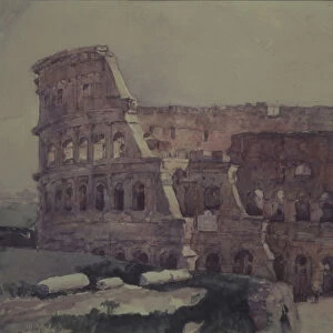The Colosseum in Rome. Artist: Surikov, Vasili Ivanovich (1848-1916)