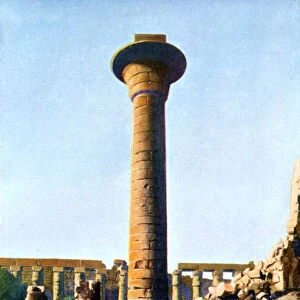 One of the Columns of King Taharqa, Karnak, Egypt, 20th Century