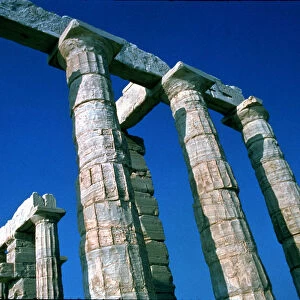 Columns of the Temple of Poseidon at Cape Sounion