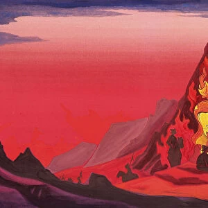 Command of Rigden Djapo, 1933. Artist: Nicholas Roerich