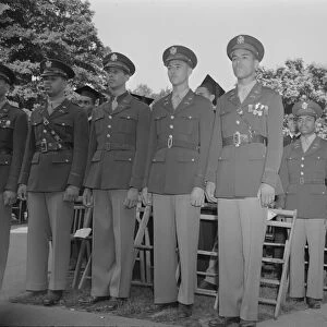 Commencement exercises at Howard University, Washington, D. C, 1942. Creator: Gordon Parks