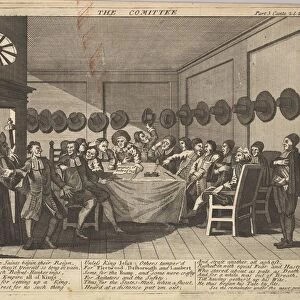 The Committee (Plate 10: Illustrations to Samuel Butlers Hudibras), 1725-30 (?)