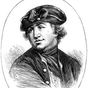 Commodore Robert Hopkins, American naval commander, from a print of 1776, (c1880). Artist: Whymper