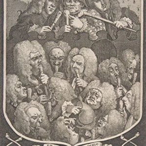The Company of Undertakers, 1736. 1736. Creator: William Hogarth