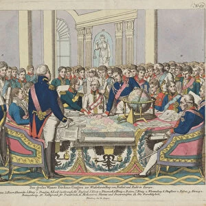 The Congress of Vienna. Artist: Campe, August Friedrich Andreas (1777-1846)