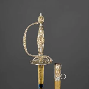 Congressional Presentation Sword with Scabbard of Colonel Marinus Willett, French, Paris