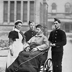The convalescent, Herbert Hospital, Woolwich, London, 1896. Artist: Gregory & Co