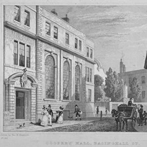 Coopers Hall, City of London, 1831. Artist: J Hinchcliff