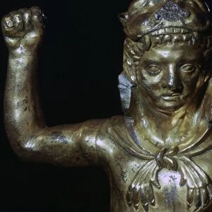Copper alloy figure of Hercules wearing a lion skin, 2nd century