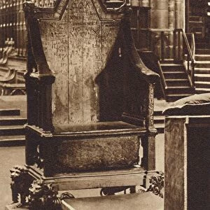 The Coronation Chair and the Stone of Scone, 1937