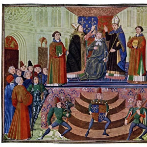 The Coronation of Henry IV, 1399 (15th Century)Artist: Master of the Harley Froissart
