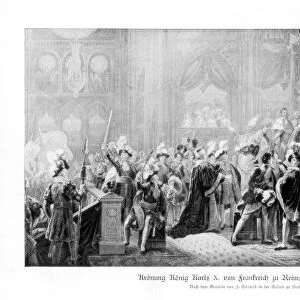 The coronation of King Charles X of France, Reims, 20 May 1825 (1900)