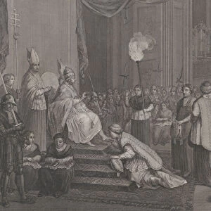 Coronation of Pope Pius VI, 1801. Creator: Antonio Poggioli