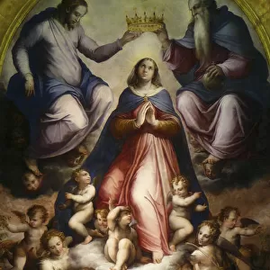 The Coronation of the Virgin, 1571. Artist: Giorgio Vasari