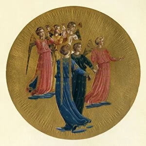 Detail from the Coronation of the Virgin, 15th century, (c1909). Artist: Fra Angelico