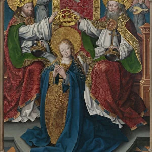 The Coronation of the Virgin (The Liesborn Altarpiece), c. 1520. Artist: Baegert, Jan (ca 1465-ca 1535)