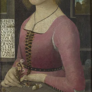 Costanza Caetani, ca 1485. Artist: Ghirlandaio, Domenico, (Circle)