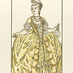 Costume Design for the opera Der Rosenkavalier (The Knight of the Rose) by Richard Strauss, 1910. Artist: Roller, Alfred (1864-1935)
