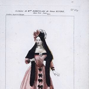 Costume design for the opera Don Juan by Wolfgang Amadeus Mozart