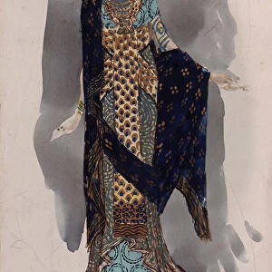 Costume design from the Series Oriental dancers, 1900s. Artist: Vladimirov, Vasili Vasilyevich (1880-1931)