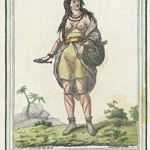 Costumes de Différents Pays, Sauvagesse de la Terre de Feu, c1797. Creator: Jacques Grasset de Saint-Sauveur