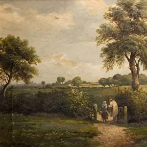 Cottage Scene, Marston Green, 1870. Creator: W P Cartwright