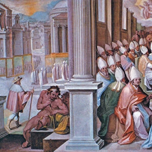 Council of Ephesus, held in 431 under Pope Celestine I and the reign of Theodosius the Younger