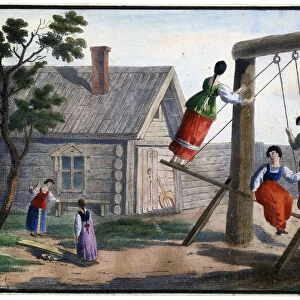 Country Amusements, 1825. Artist: Pyotr Alexandrov