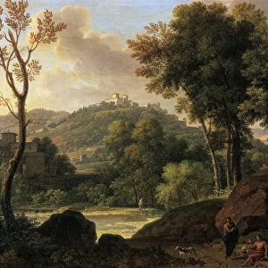 The Countryside around Florence, Italy, late 18th / early 19th century. Artist: Francois-Xavier Fabre