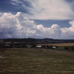 Countryside near the TVA site of the Douglas dam, Tenn. 1942. Creator: Alfred T Palmer