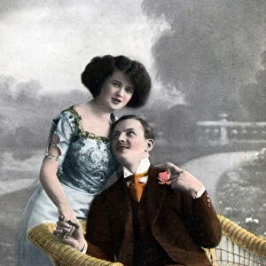 Couple in love, early 20th century(?)