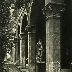 Courtyard of the Palazzetto Venezia, Rome, Italy, 1908. Creator: Unknown