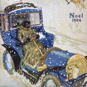 Cover for the Christmas issue of the magazine La Vie au Grand Air, 1904