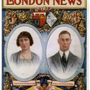 Front cover of The Illustrated London News Wedding Number, 28th April 1923