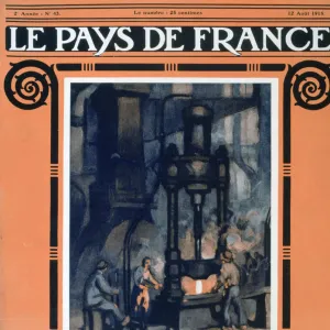 Front cover of Le Pays de France, 12th August 1915