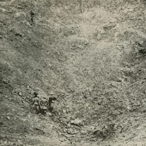 A Mine Crater in High Wood, (1919). Creator: Unknown